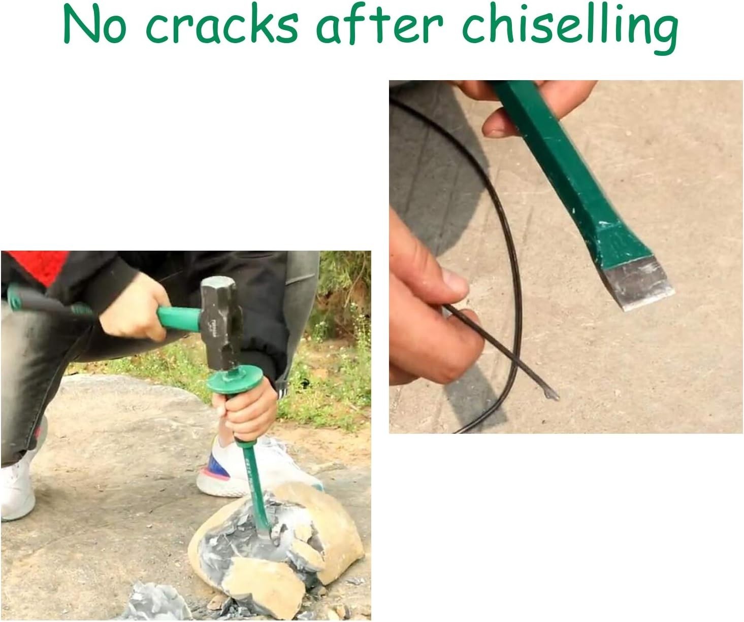 Heavy Duty 12-Inch Mason Chisel with Hand Guard – Precision Tool for Demolition