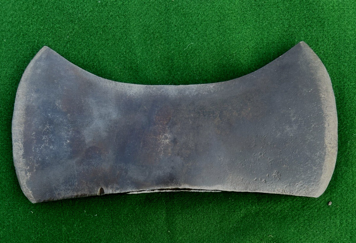 Vintage TRUE TEMPER FLINT EDGE KELLY WORKS 3_2 DOUBLE BIT AXE HEAD Clear Marking