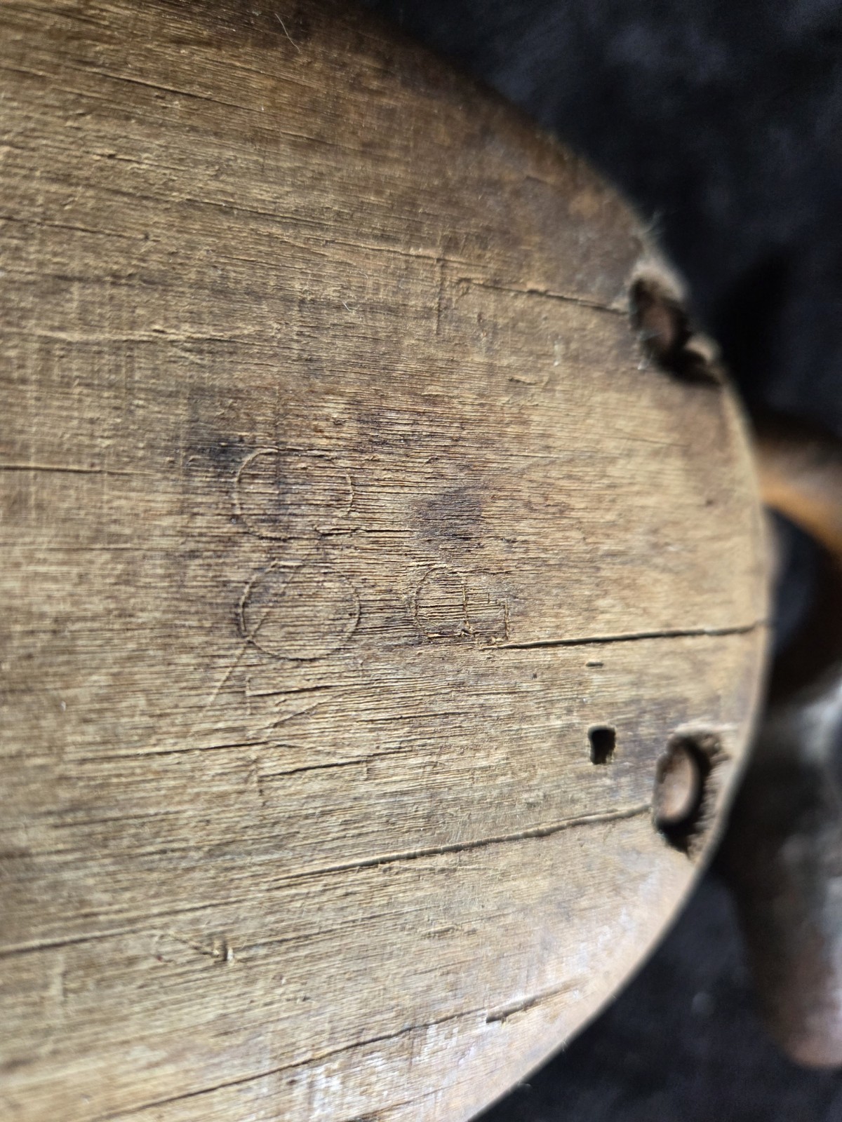 Vintage Antique Wood Steel Pulley – Barn Industrial Primitive Rustic Decor HUGE