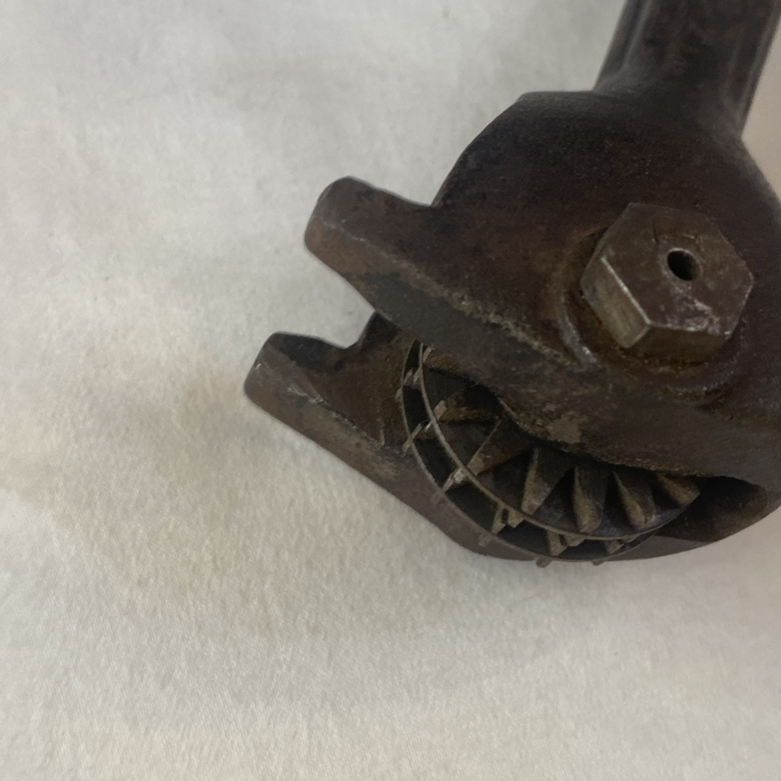 Vintage Cast Iron Grinder Wheel Dressing Tool Grinding Stone Honing Old Tool