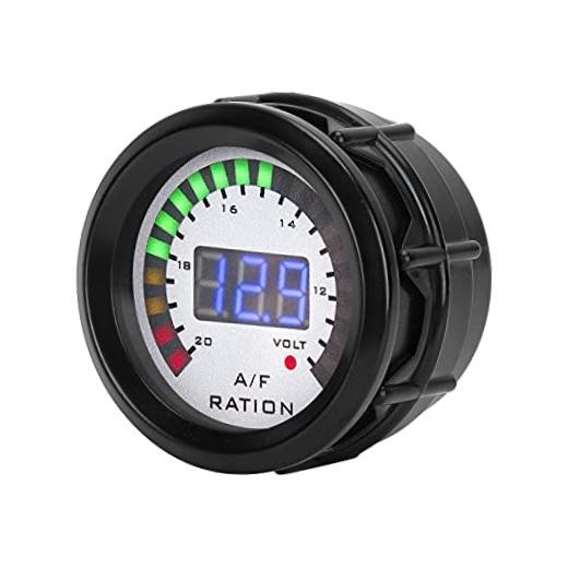 Air Fuel Ratio Monitor, 52mm/2in Car Air Fuel Ratio Gauge with Digital Display