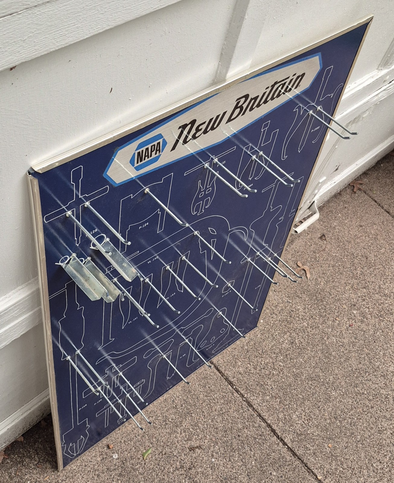 Vintage NOS New Britain NAPA TOOLS Advertising Store Display Rack Board, Box NEW