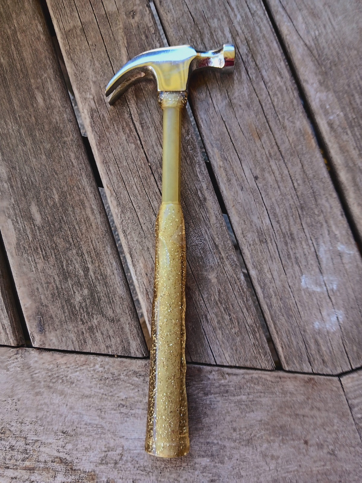 Vintage BET’R GRIP D170 Claw Hammer Glitter Chrome Plated Diligent Duchess Proto