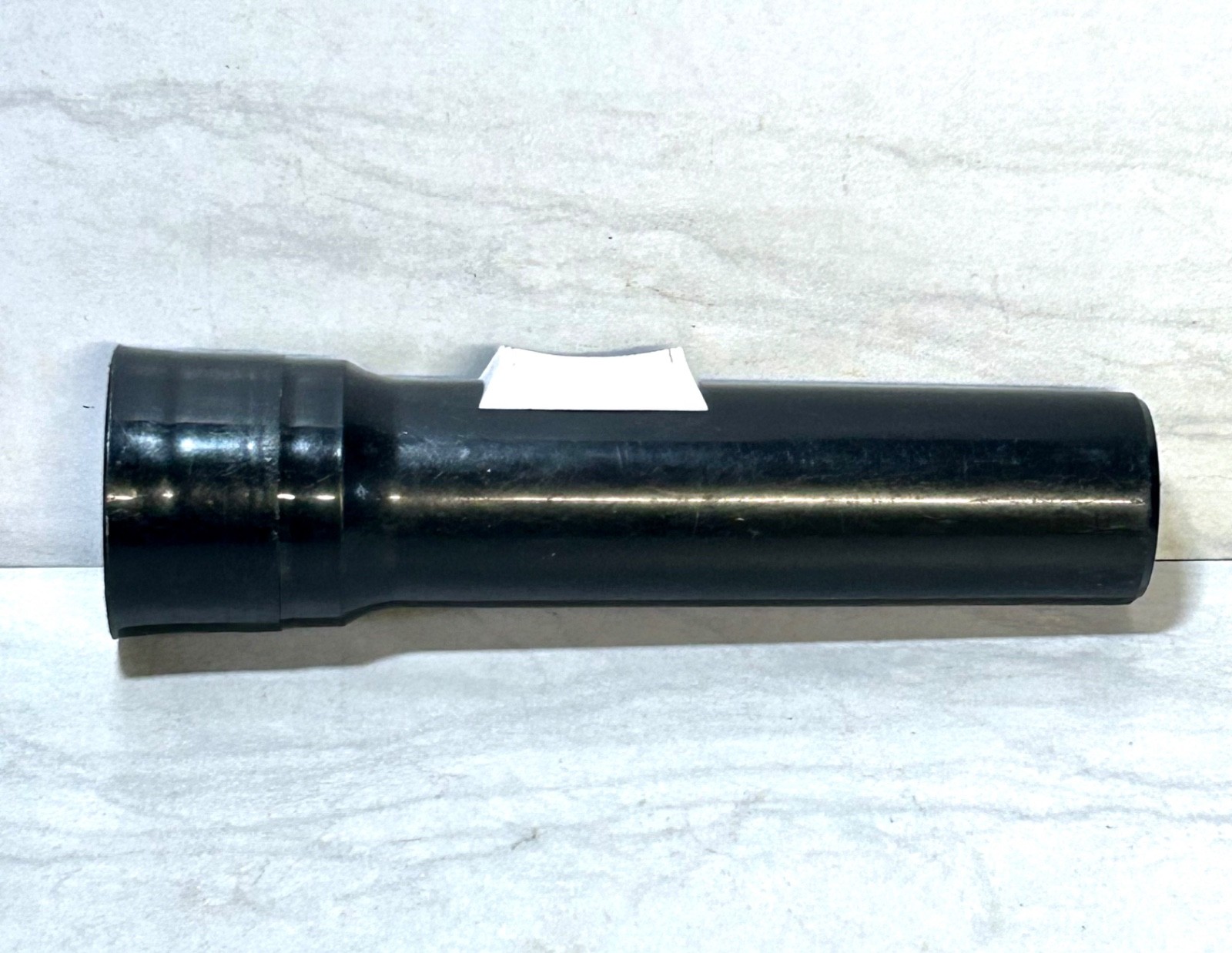 Vintage Eveready Black Industrial Flashlight Made In USA Heavy Duty 1259