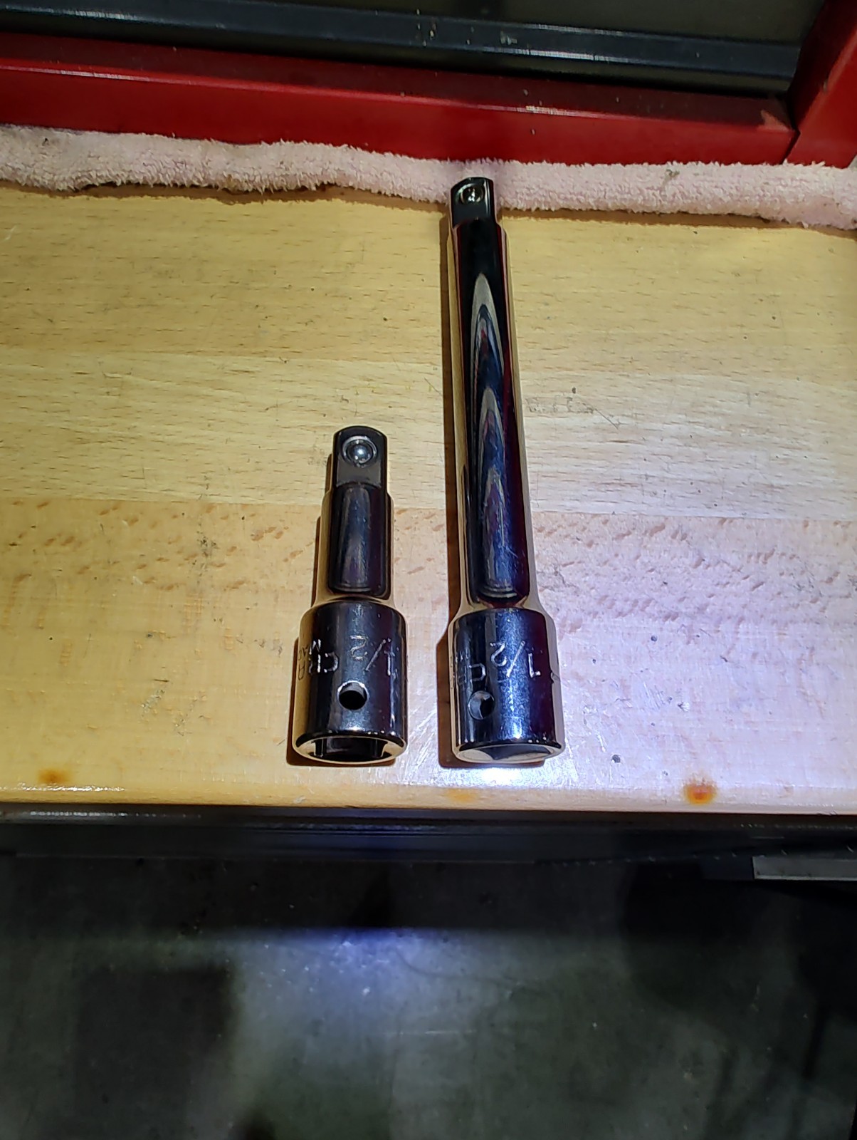Craftsman USA 1/2″ Drive Extension Set 3″ 6″ #s 44135 H 44131 H Nos New W/ Holes