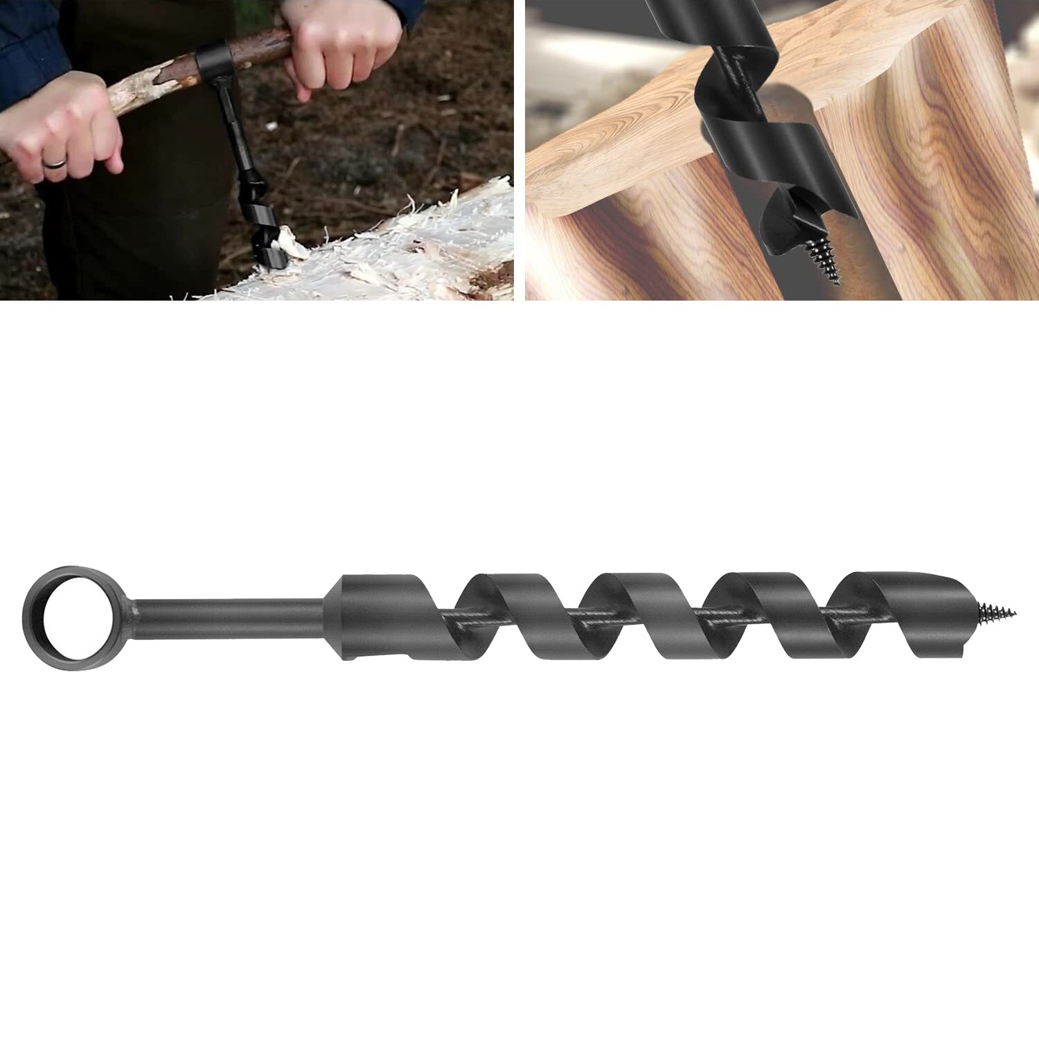 Bushcraft Carpentry Tool Scotch Eye Wood Auger Drill Bit 1″x11″ @