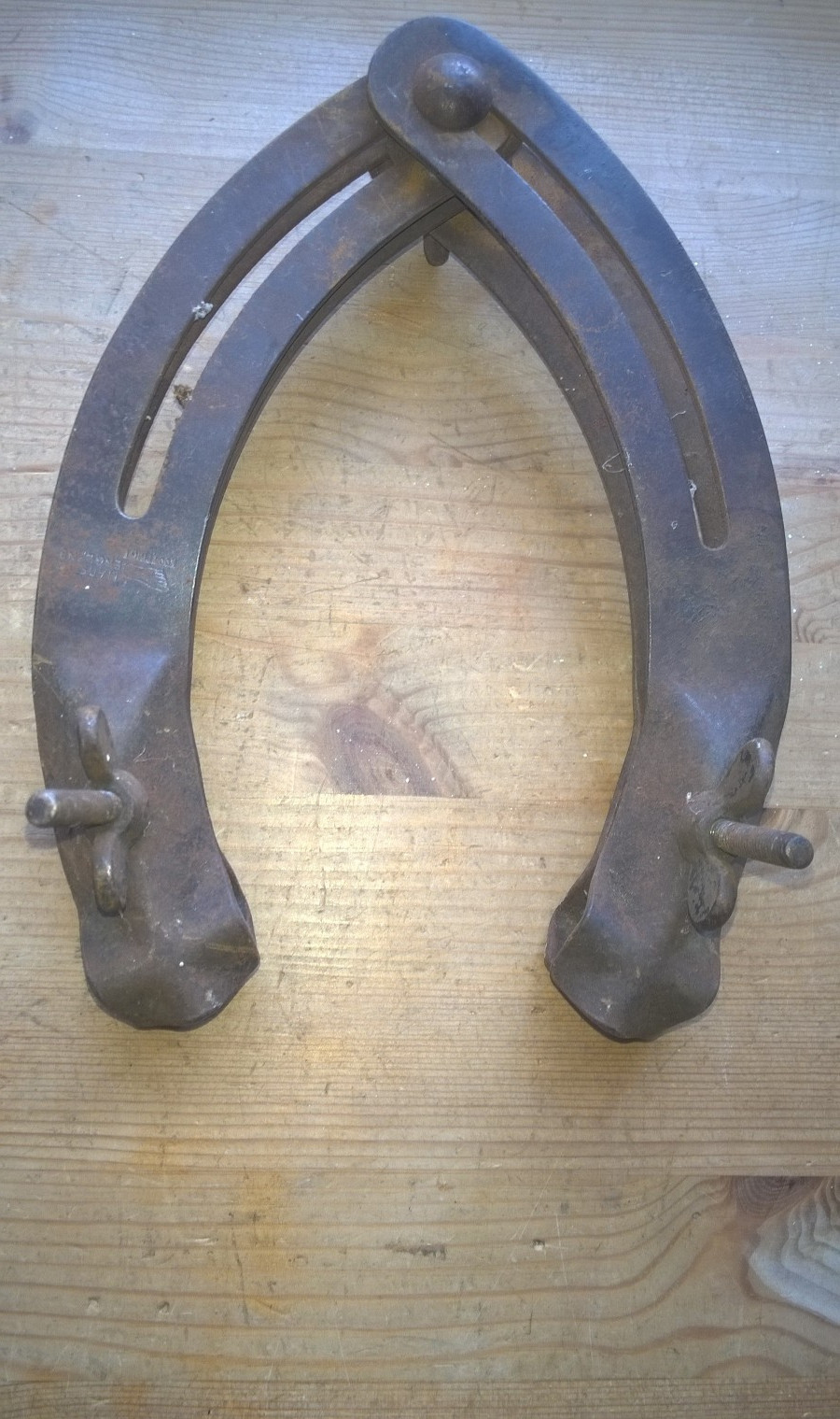 Vintage Footprint Pipe Clamp Holder Plumbers Soldering Vice