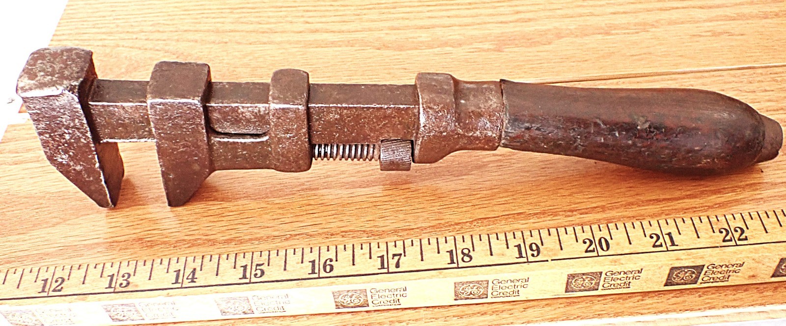 Antique⌛Peck, Stow & Wilcox Adjustable Monkey Wrench🛠️Southington CT 🛠️B