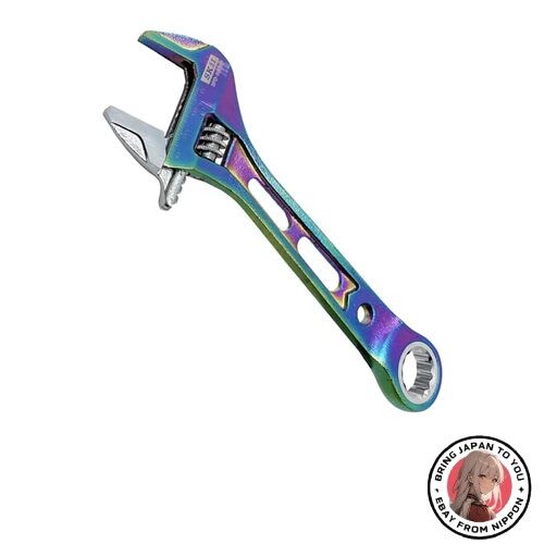 SK11 SPIDER Gear Wide Adjustable Wrench Rainbow 30mm SPD-30GMP