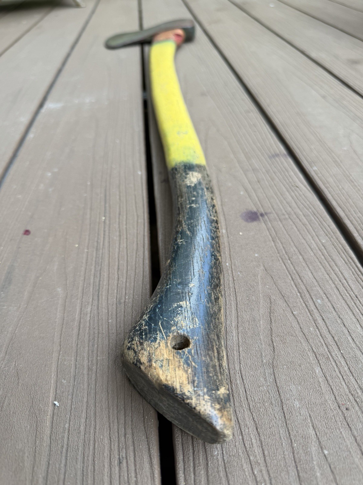 Vintage True Temper Kelly Works Michigan Pattern Axe 33.5” Original Handle