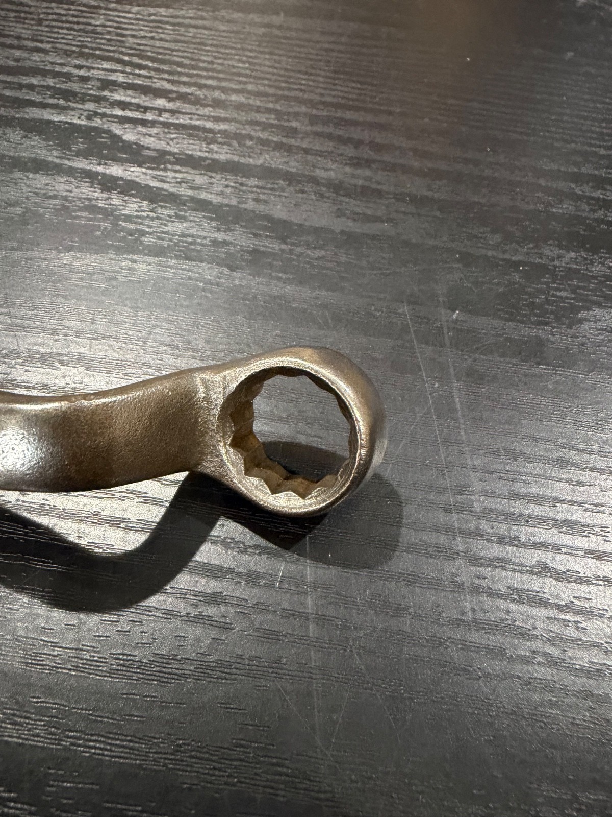 Vintage Underlined Craftsman Offset Stubby Box End Wrench 5/8″ x 11/16″ X 6″