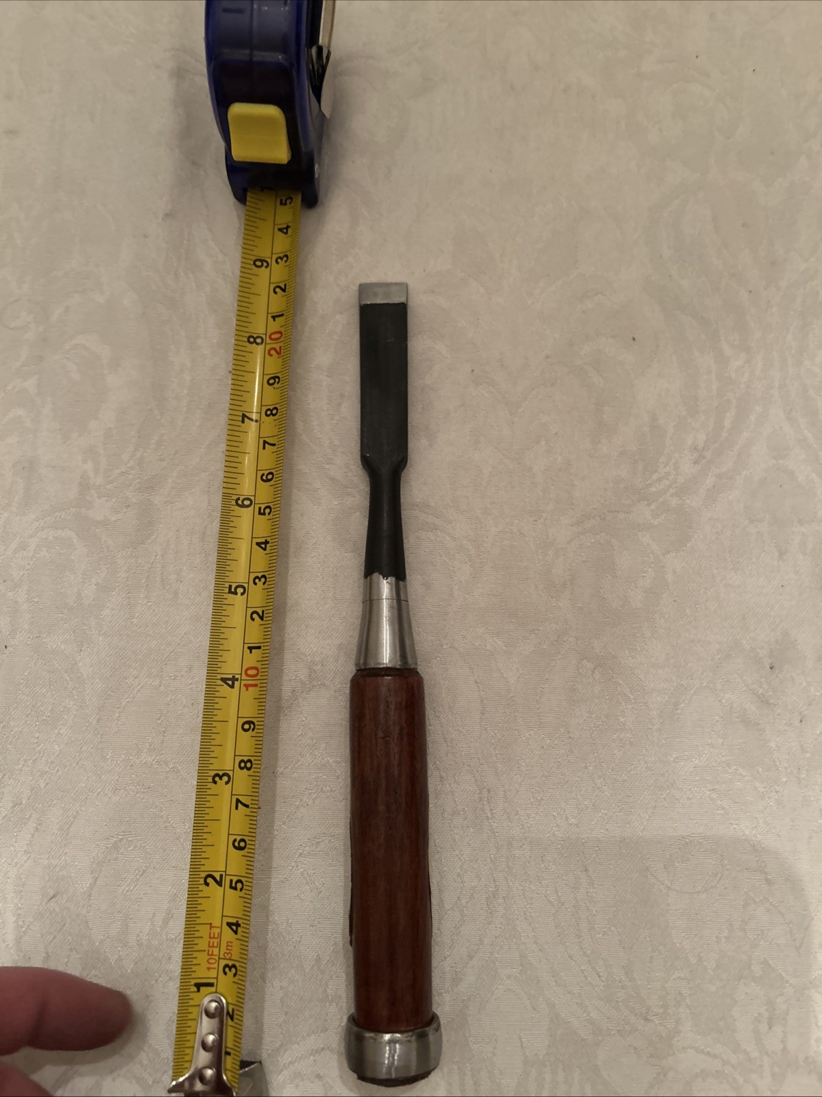 SENKICHI/Silver 15MM Japanese Long Chisel OIKOMI NOMI Made in Japan White Steel
