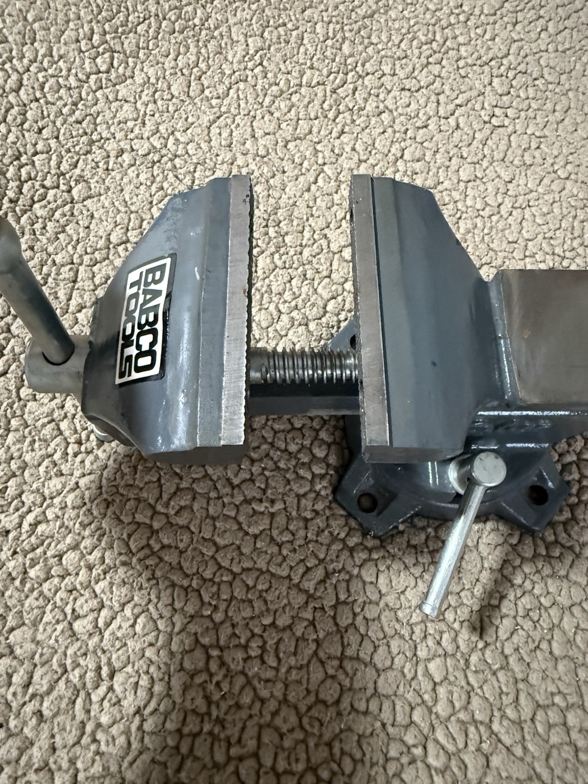 Vintage BABCO No. 40 Bench Vise Made in Japan Swivel Base Used