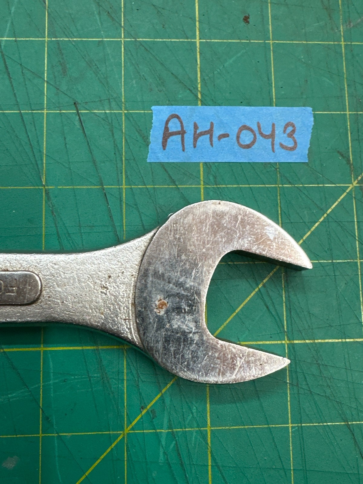 Vintage SK Tools 8227 27mm 29mm Double Open-End Wrench, Forged Alloy USA