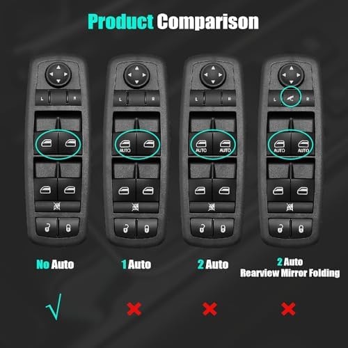 Master Power Window Control Switch for 2013 2014 2015 2016 Dodge Dart 6827120…