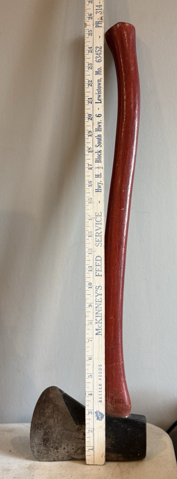 Vintage PLUMB Official Boy Scouts Axe 26″ Original Handle Camp Hunting Tool (20C