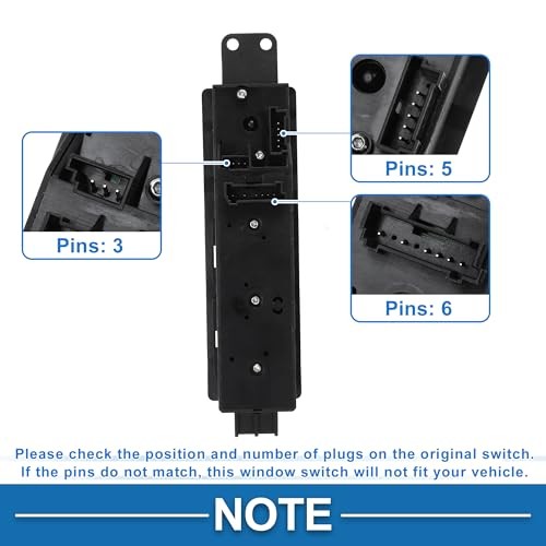 Power Window Switch for Mercedes-Benz Sprinter 2500 3500 2010-2017