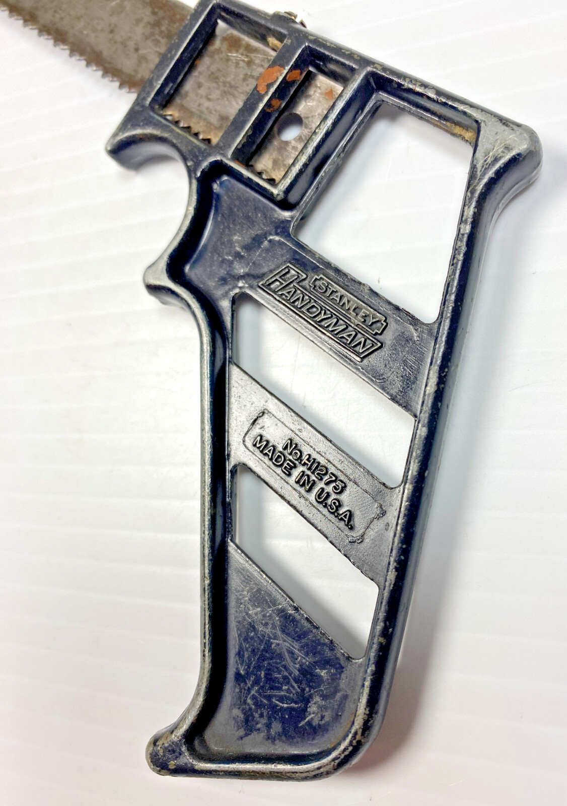 Vintage Stanley Handyman Keyhole Saw No. H1275 & 1275-B Stanley Blade USA Tool