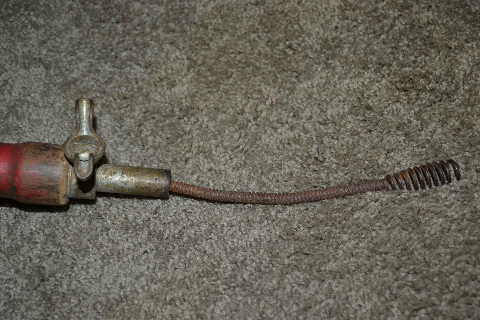 Vintage Collectible Poper Iron Mgf Chgo, IL “Spin Clean” 12ft Trap & Drain Auger