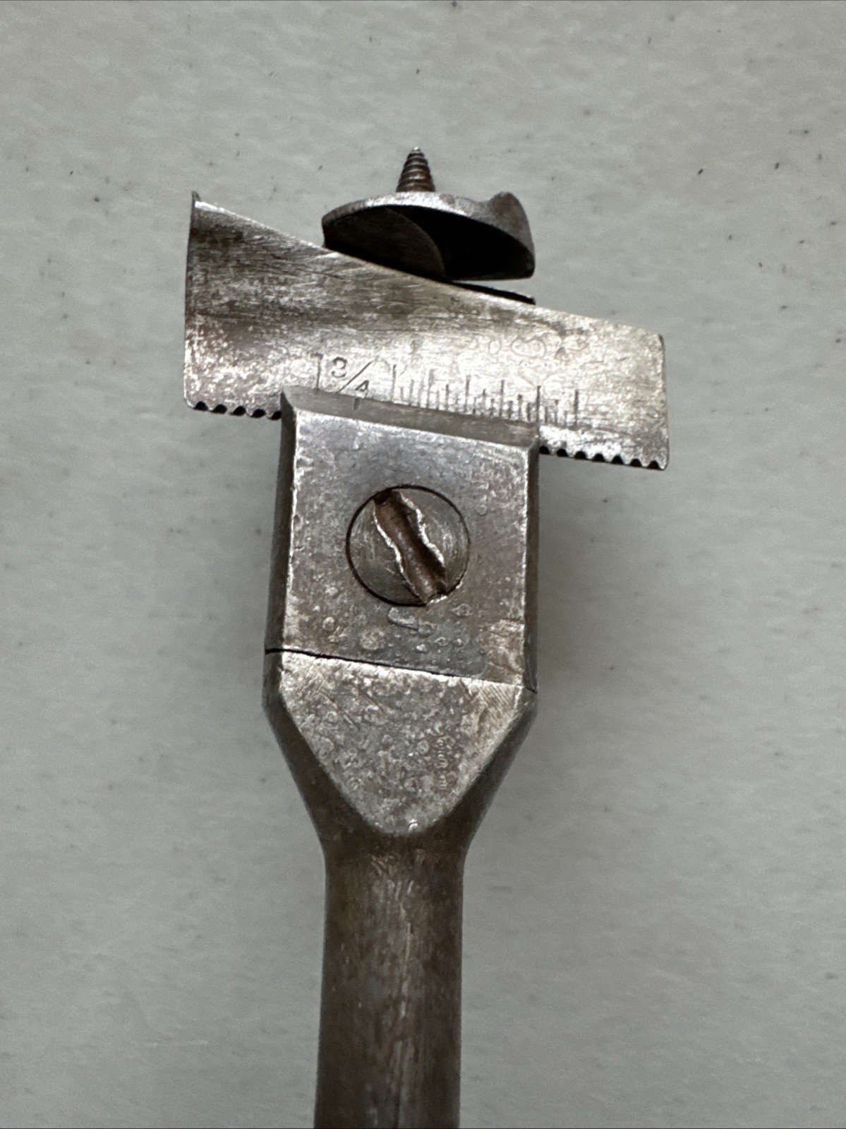 Millers Falls No. 48 Expansive 1″ Bit & Unknown Branded 1 3/4″ Bit, Made in USA