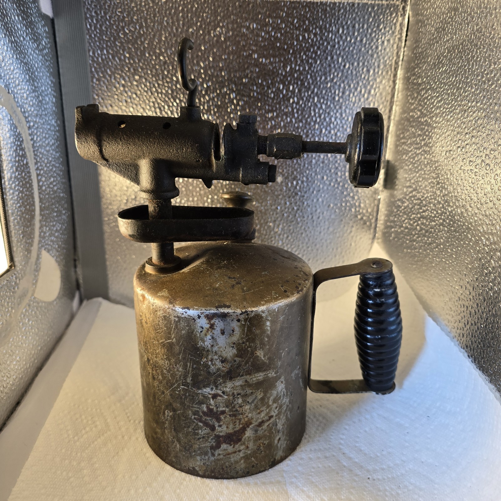 Vintage Otto Bernz Blow Torch Soldering Torch Brass Kerosene Gasoline w/…