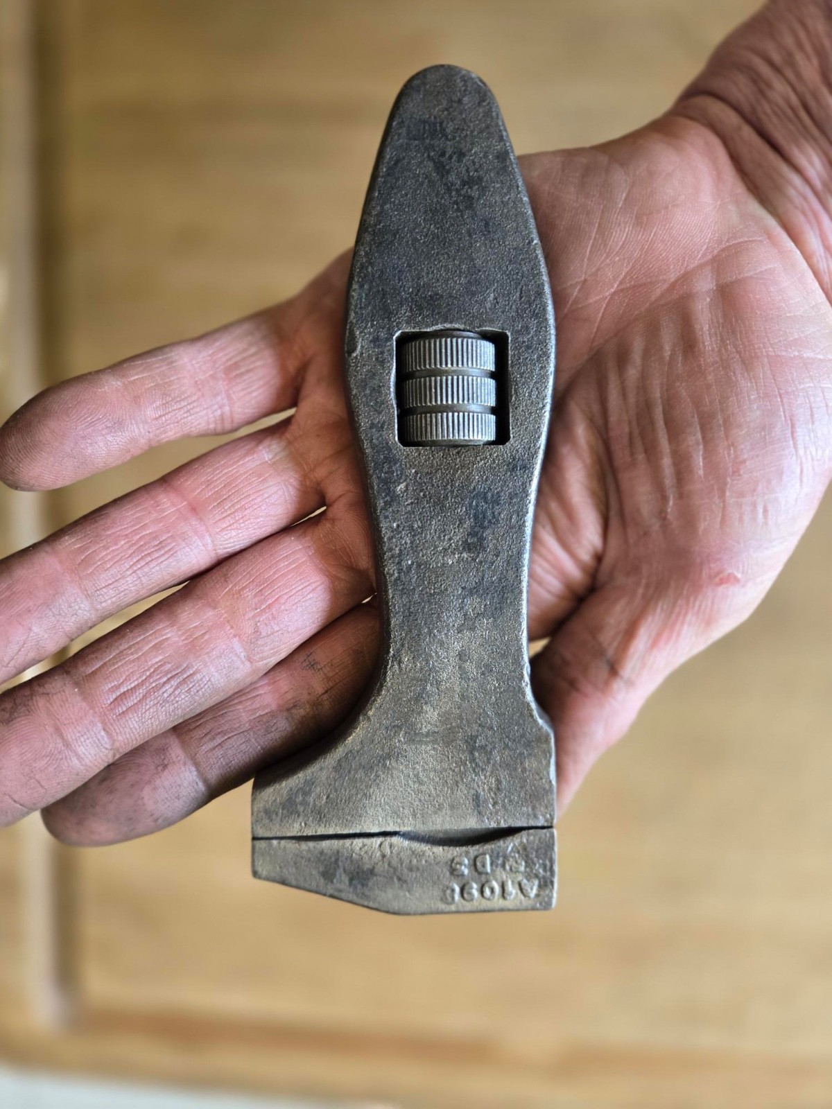 Antique British Made no.B299- E4 Adjustable Wrench A 1098