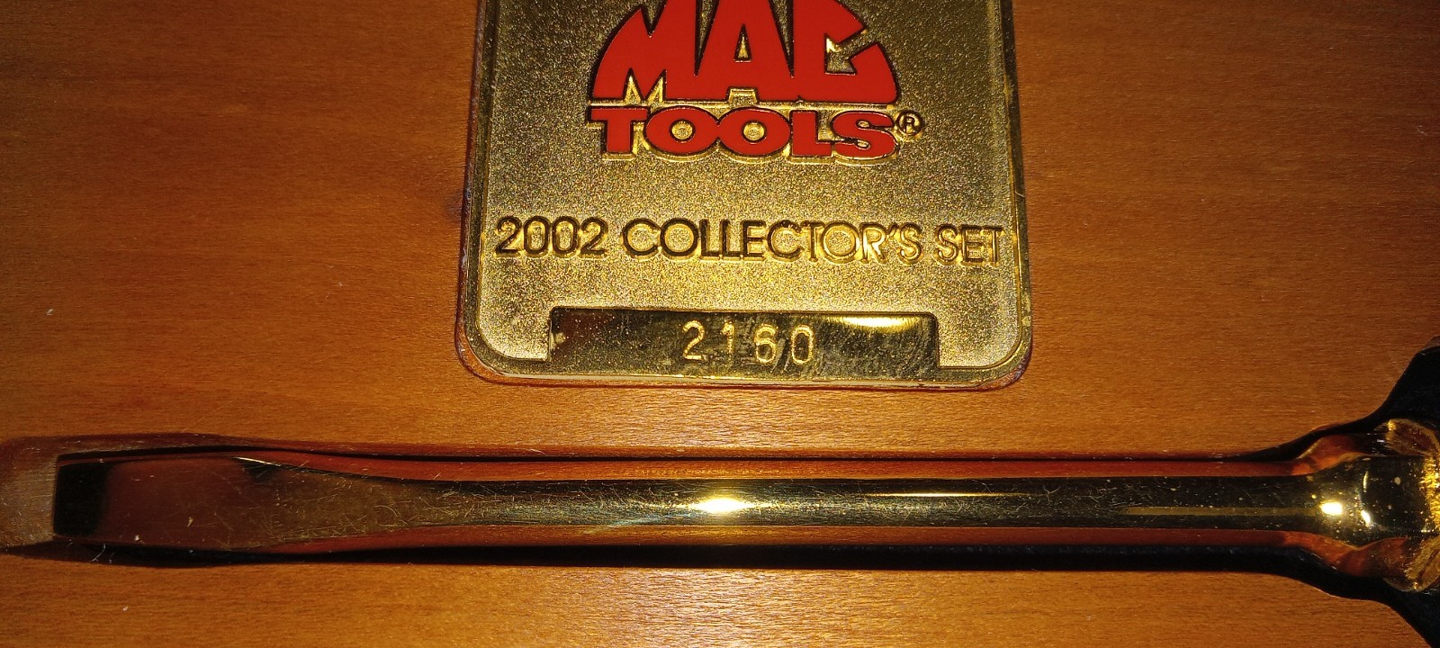 Mac Tools. 24K Gold-Plated Limited Edition. 2002 Screwdriver Set. # 2160