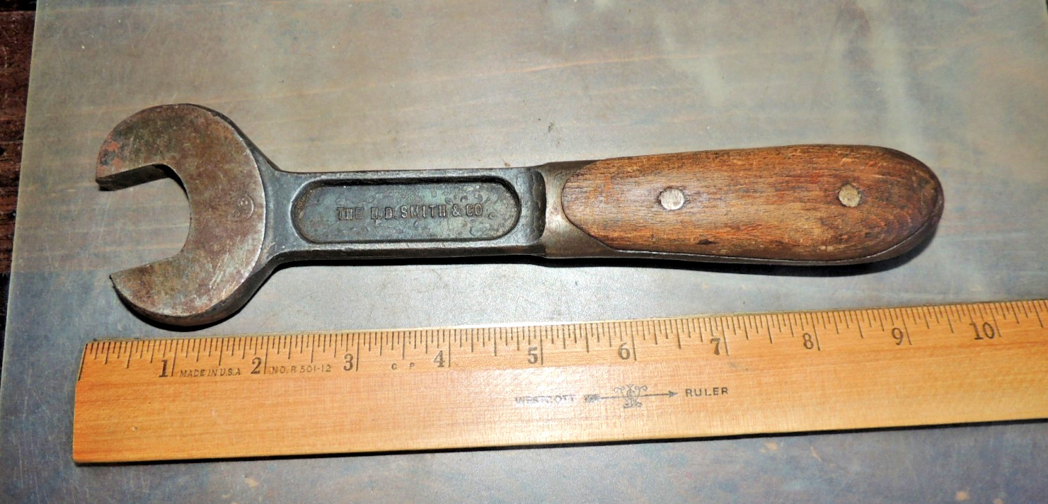 THE H.D. SMITH & CO PERFECT HANDLE OPEN END WRENCH 5/8″ (1-1/16 ACTUAL) PATENTED