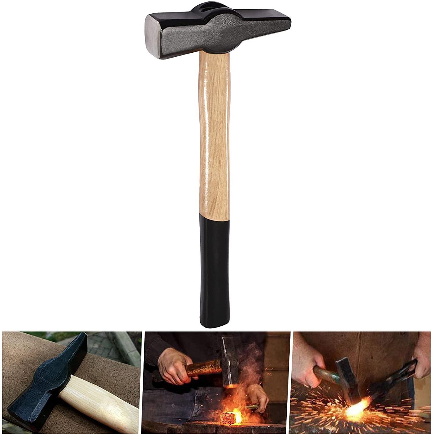 Blacksmiths Beginner Hammer 0000811-1000 Knife Making Metalworking Forge Tool