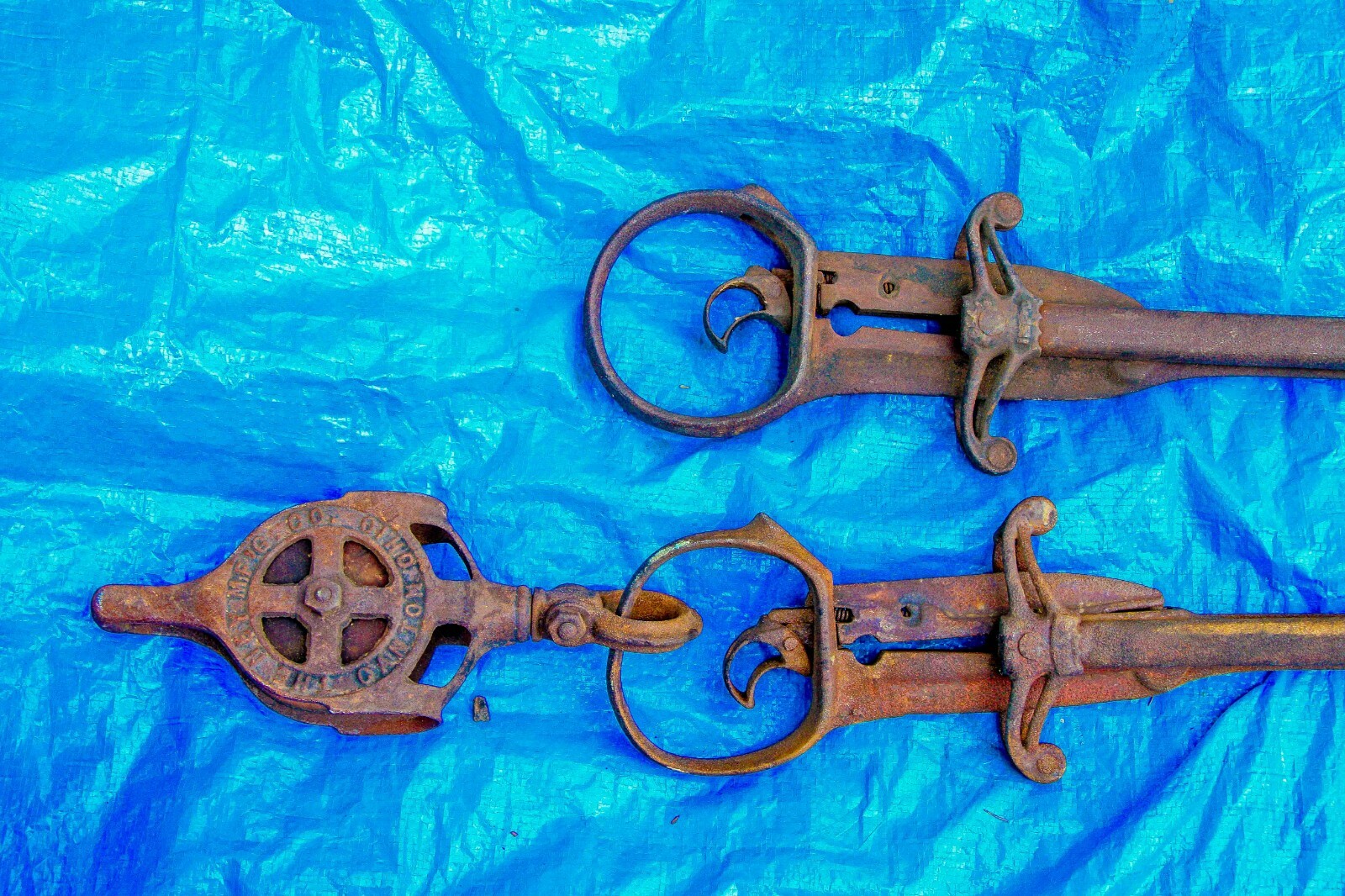 Two (2) Antique Ney Hay Harpoon / Speers in Good Working Condition.