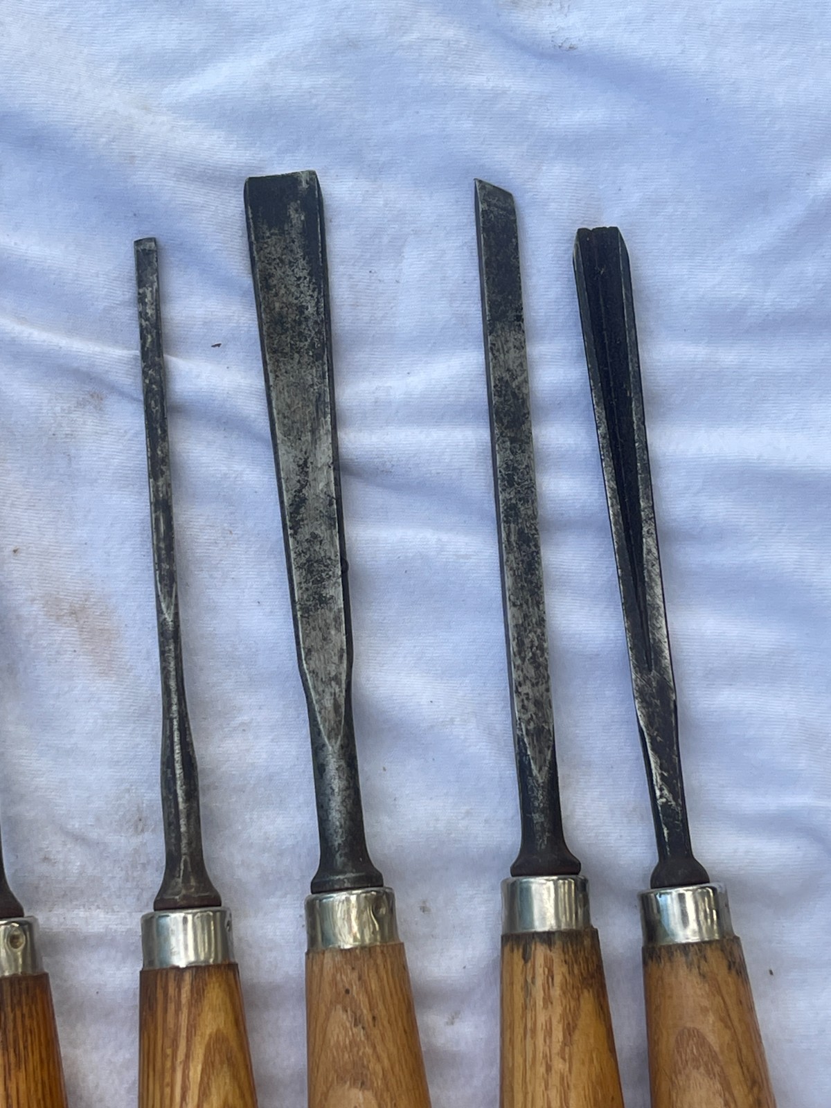Vintage Buck Bros Wood Chisel Gouge Lot 11 Wood Handles Carving Tools