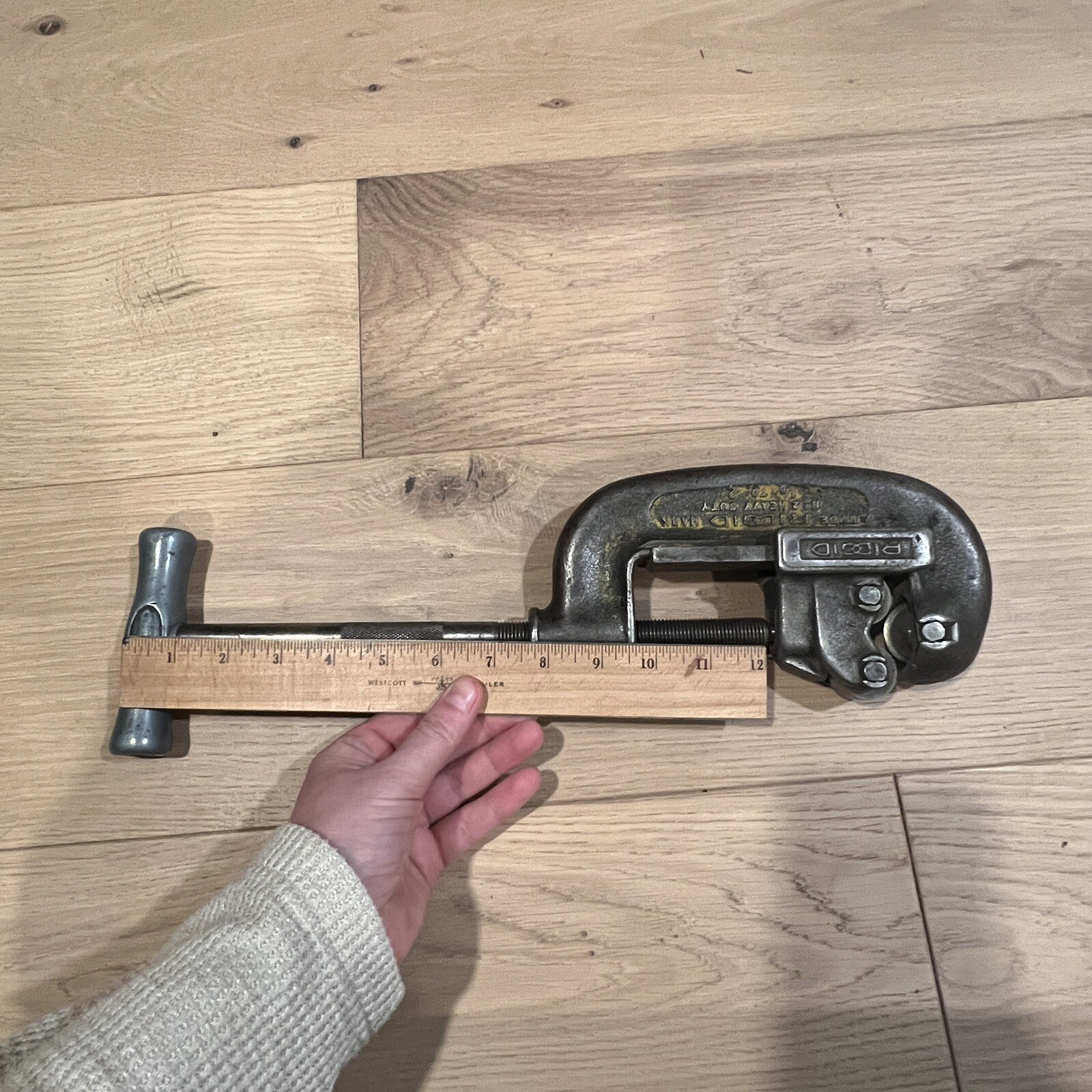 VTG #2 Ridgid Pipe Cutter 1/8″- 2″ Heavy Duty Adjustable No 1-2 Pat #1833980 USA