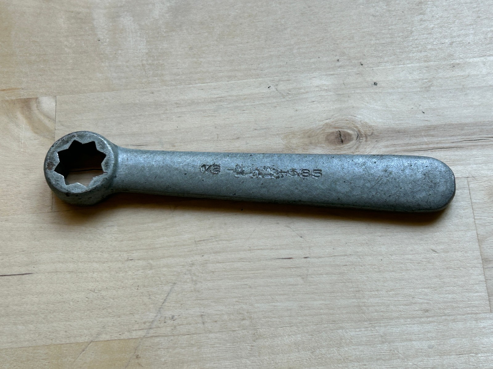 Vintage Armstrong Lathe Wrench, 1/2″ Square, No. 585