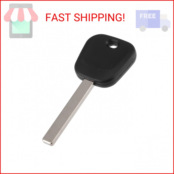 X AUTOHAUX Car Replacement Uncut Transponder Chip Key Chipped Ignition Key Fob f