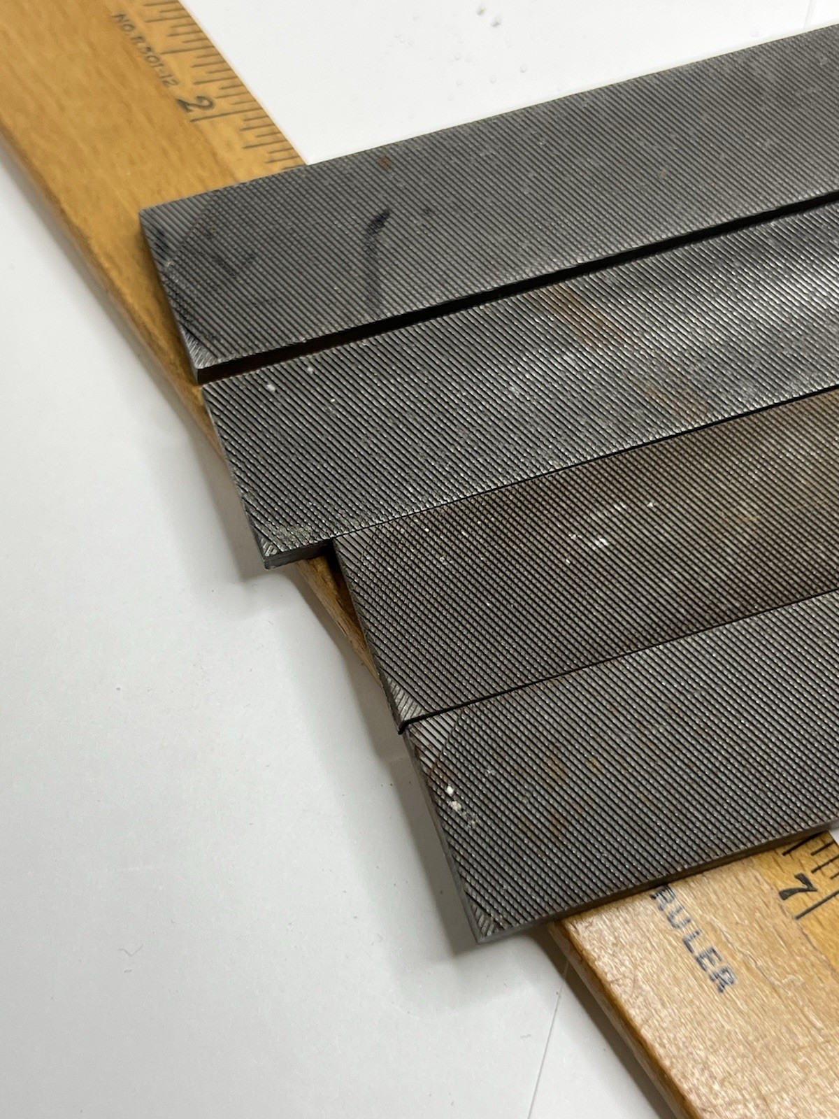 Vintage Lot of (4) Bell System Simmonds Flat File Files Set 47 X 121 Made in USA