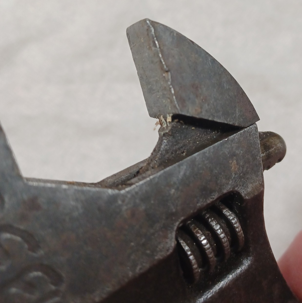 Vintage Diamond Tool & Horseshoe Co. 10″ Adjustable Wrench ~ Duluth Minn. USA