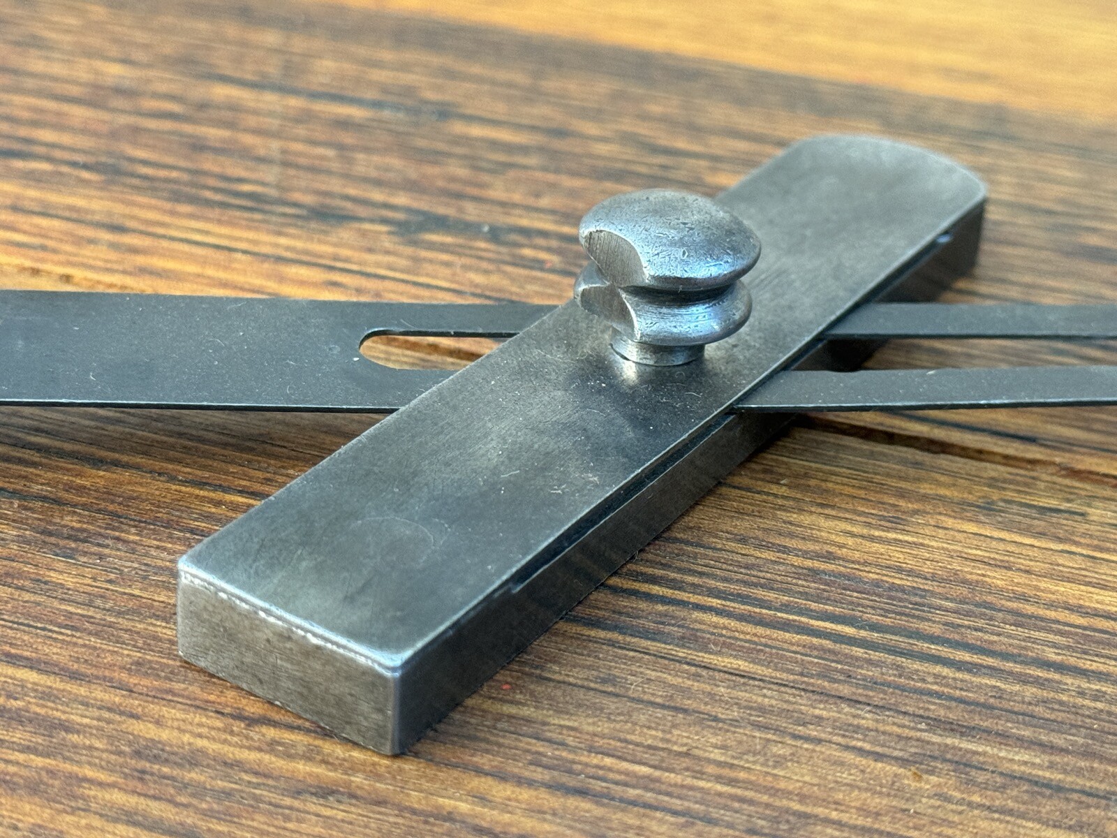 Vintage Workshop-Made 240mm Steel Engineer’s Adjustable Bevel Metalwork Tools