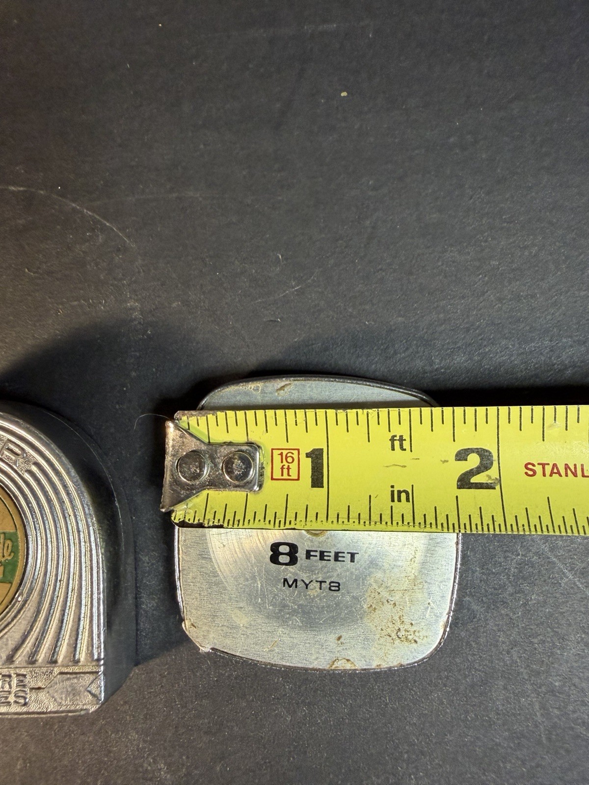 3 Vintage Tapes Measures Stanley MYT8, 6386 & Master Tufboy 308w