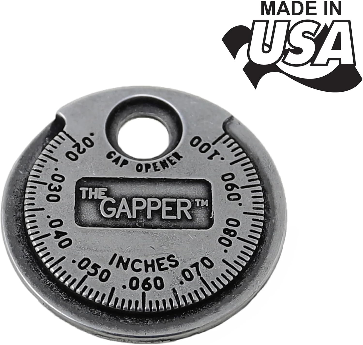 Quick-Check Spark Plug Gapper Tool: Light-Weight Plated Steel for Every Vehicle