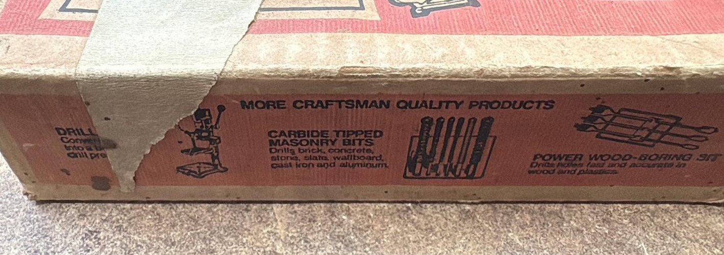 Sears Craftsman Vintage Drill Bit Sharpener Grinding Attachment Free Shipping