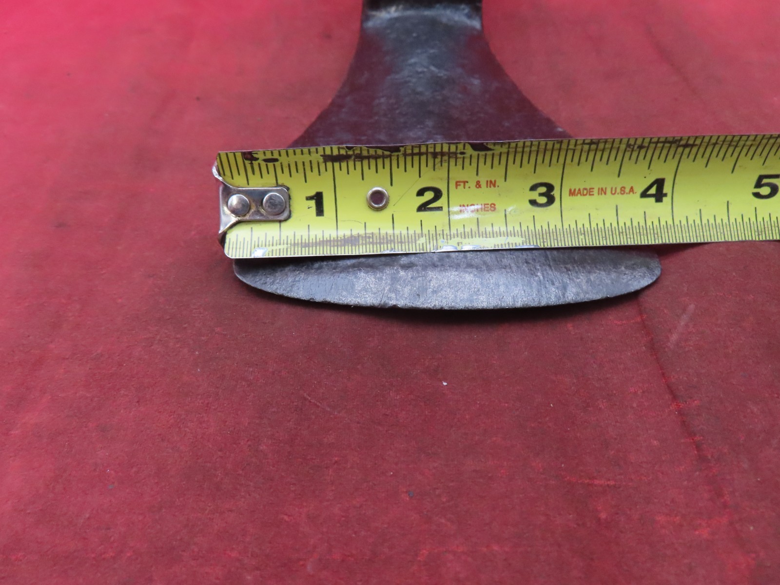 VTG UNMARKED OLD FOOT ADZE AXE FARM GARDEN DIGGING HEWING TOOL GRUB HOE 1Lb 13oz
