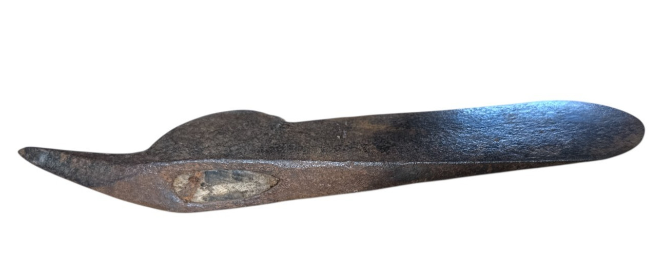 Iron Ice Axe Head Antique Early 19th Century Hand Forged 14” Long Rare