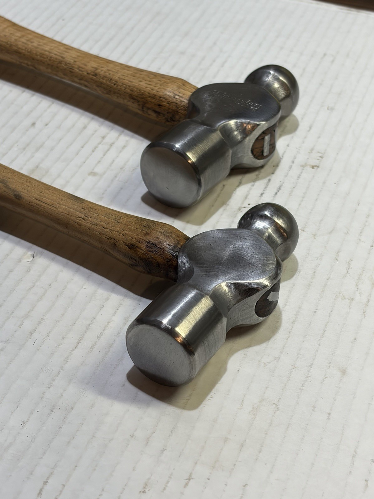 Vintage Pair Blue Point by Snap-on Hammers 20oz/24oz Kenosha Wis. USA