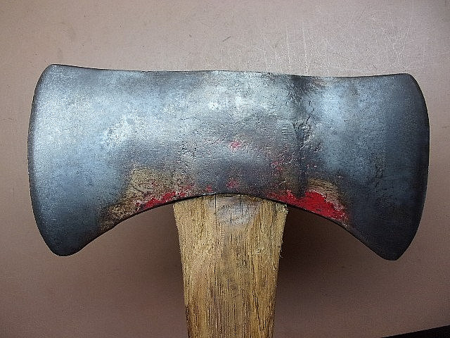 Early Double Bit Cruiser Axe Unbranded 4 Lbs. 10 Oz. w/32″ Hickory Handle SWEET!