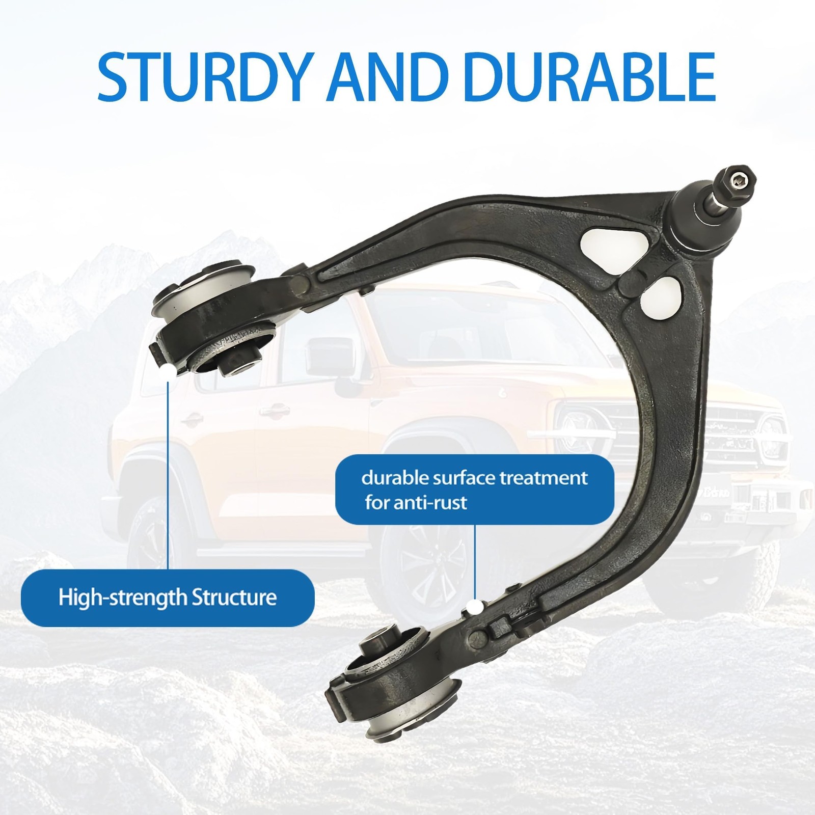 Front Upper Control Arm Compatible with 2005-2020 Chrysler 300, 2008-2020 Dod…