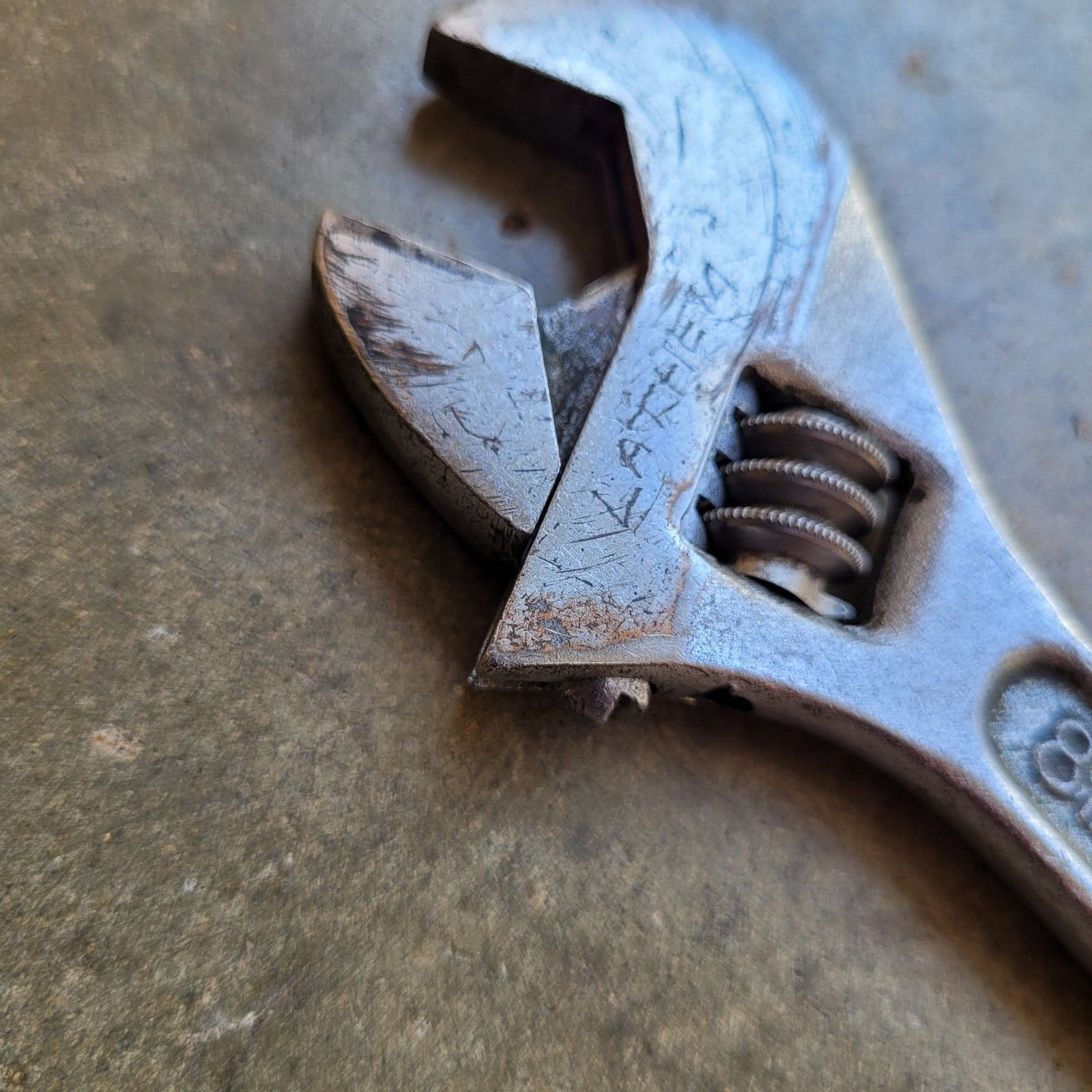 Vintage Crescent 8″ Crestoloy Adjustable Wrench USA