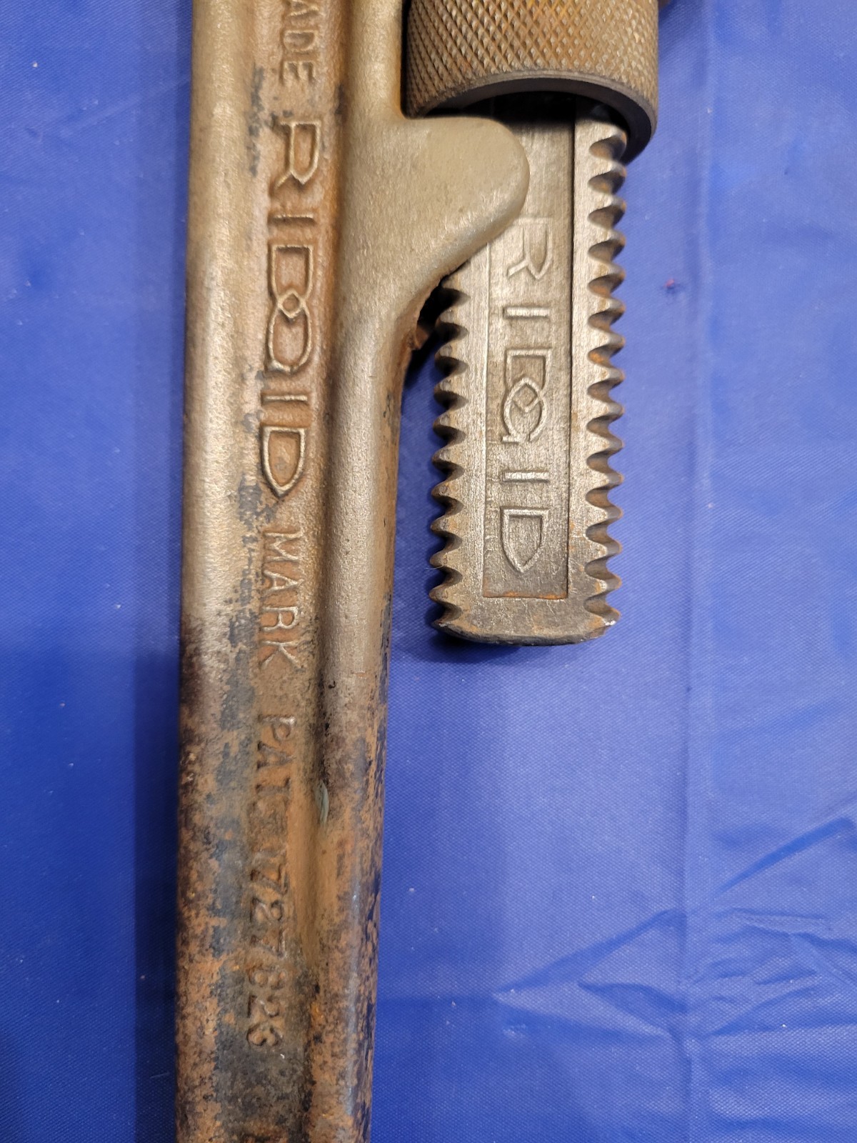 2 Antique Pipe & Monkey Wrenches Wrench BD 15 inches & Ridgid 18 inches