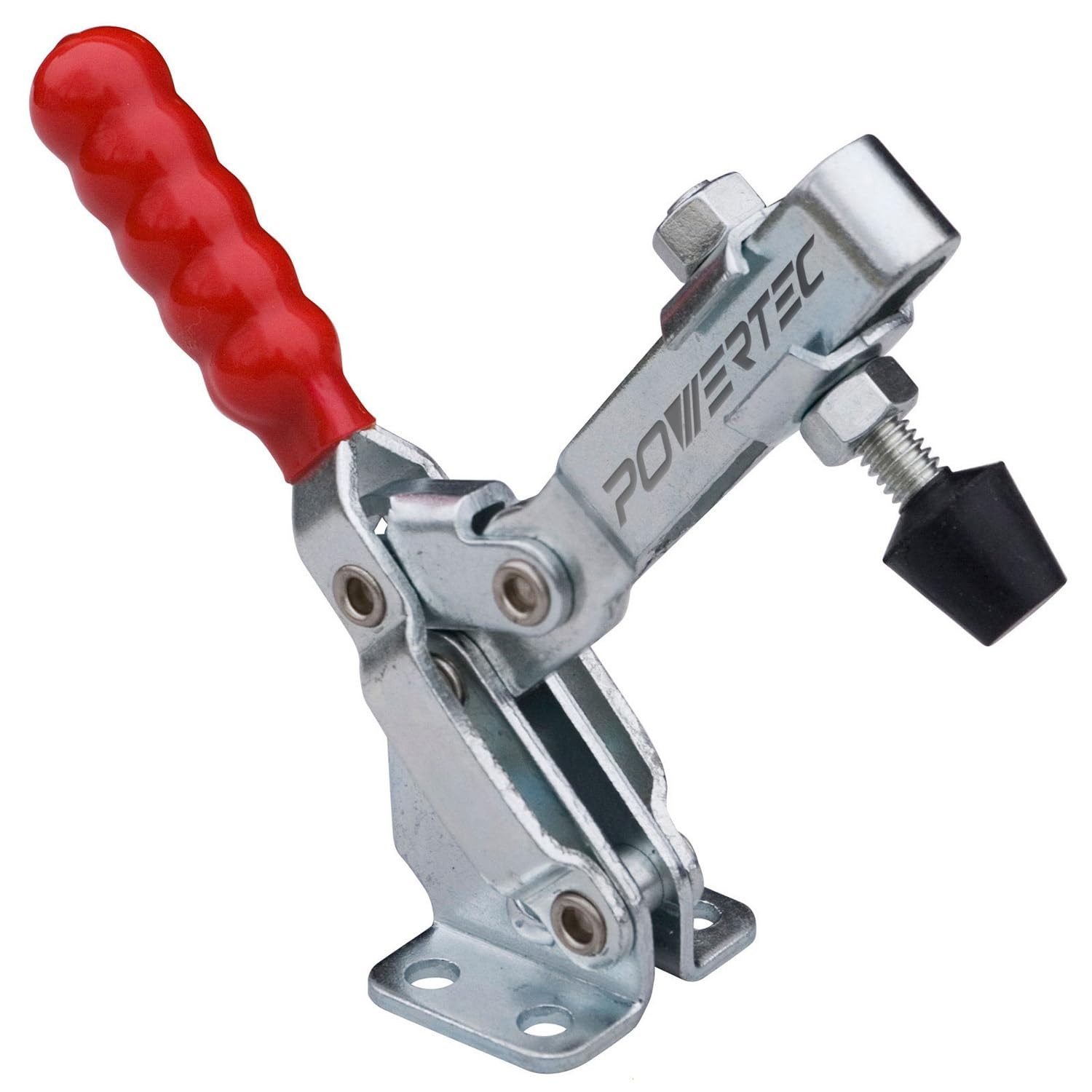 POWERTEC 1PK Toggle Clamp, 500 lbs Holding Capacity, 12130 12130, 1PK, Silver