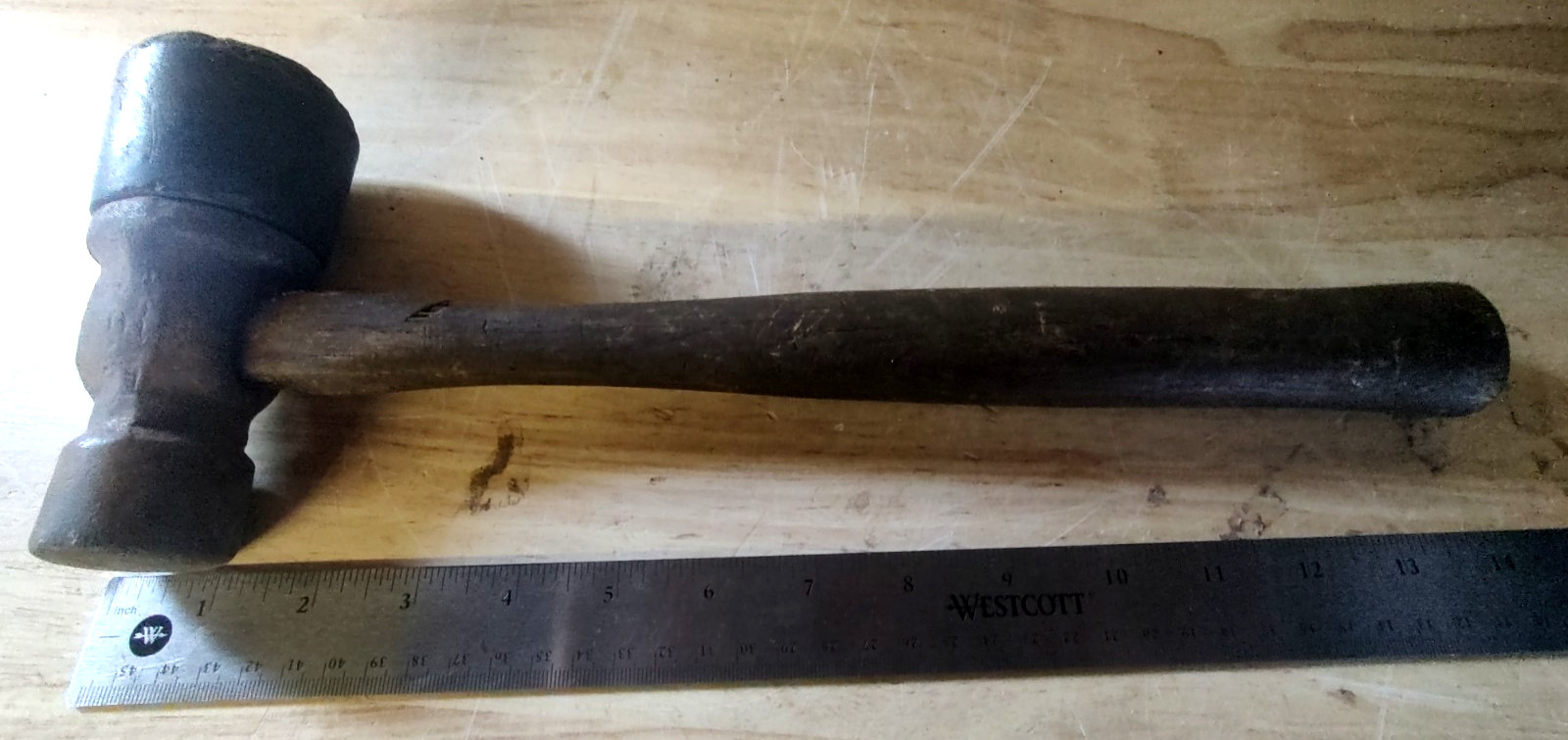 VINTAGE ANTIQUE KEN-TOOL T-33R TIRE HAMMER TOOL RUBBER MALLET BEAD BREAKER NICE!