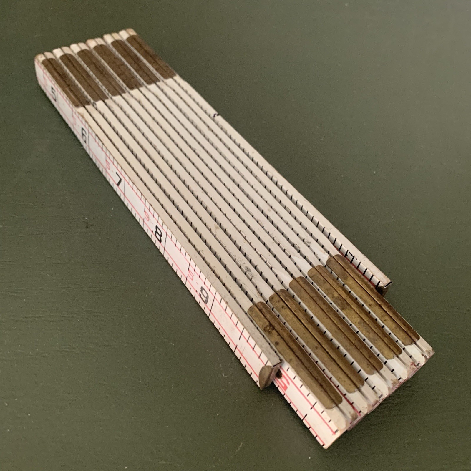 Vintage Lufkin Accordion Folding Ruler Extension Rule Made in USA 6’